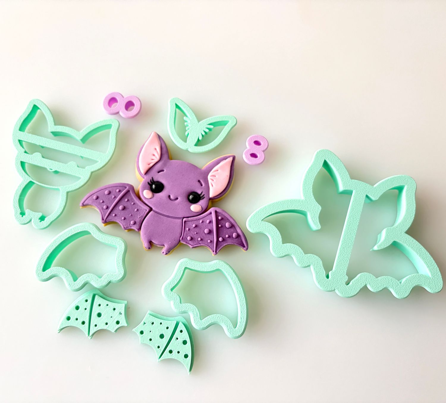 CBS Σετ 9 τμχ κουπάτ CUTE BAT -