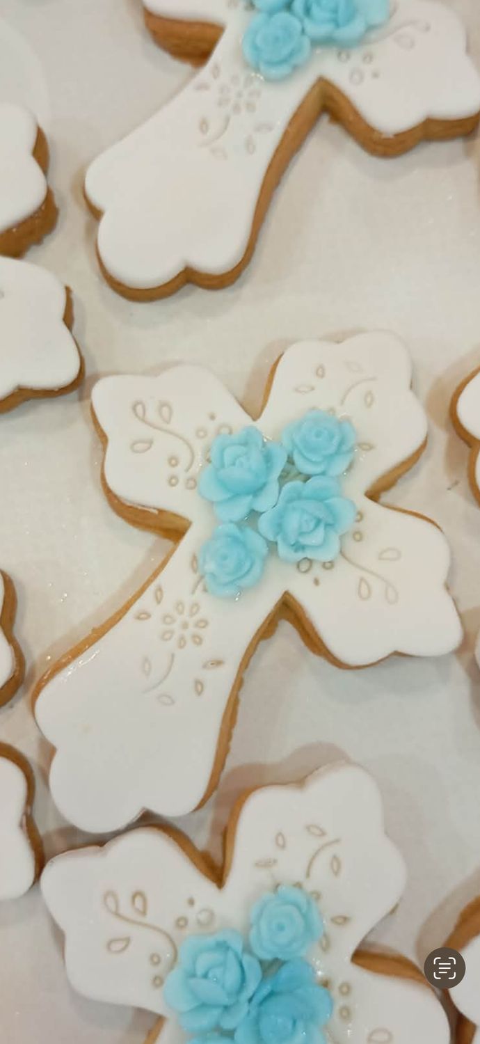 CBS Σετ 4 τμχ κουπάτ ELEGANT FLORAL CROSS