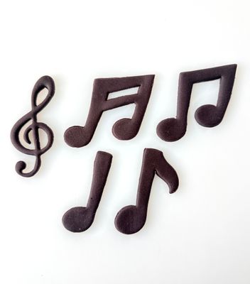 CBS Σετ 5 τμχ κουπάτ MINI MUSICAL NOTES-Μίνι Μουσικές Νότες