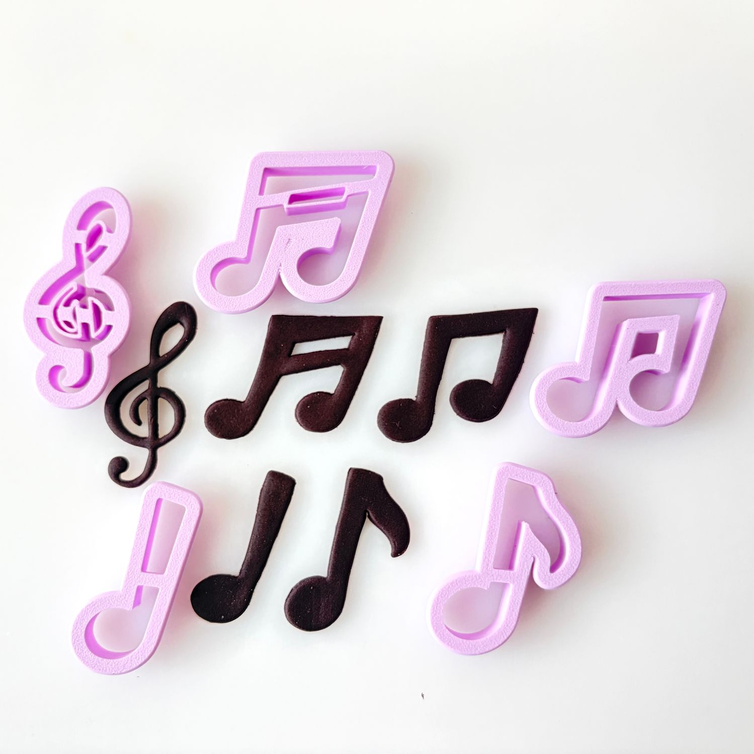 CBS Σετ 5 τμχ κουπάτ MINI MUSICAL NOTES NOTES