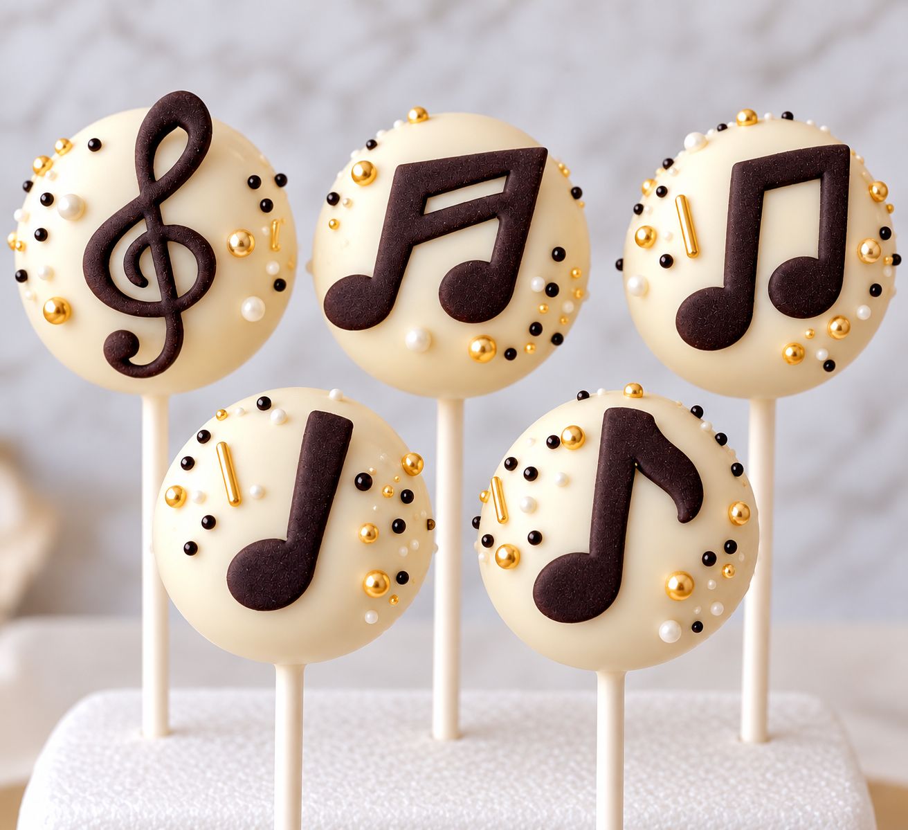 CBS Σετ 5 τμχ κουπάτ MINI MUSICAL NOTES NOTES