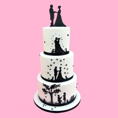SALE!!! Patchwork Cutters -WEDDING SILHOUETTE SET -Κουπ πατ Γαμήλιες Σιλουέτες