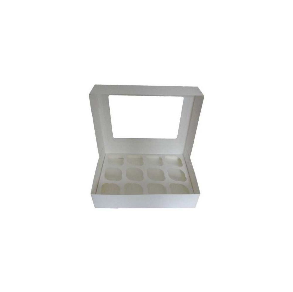 Plain Box for 12 Cupcakes Κουτί για 12 Καπκέϊκς