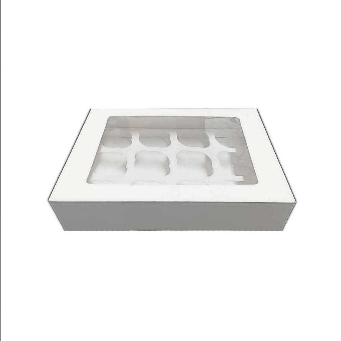 Plain Box for 12 Cupcakes Κουτί για 12 Καπκέϊκς
