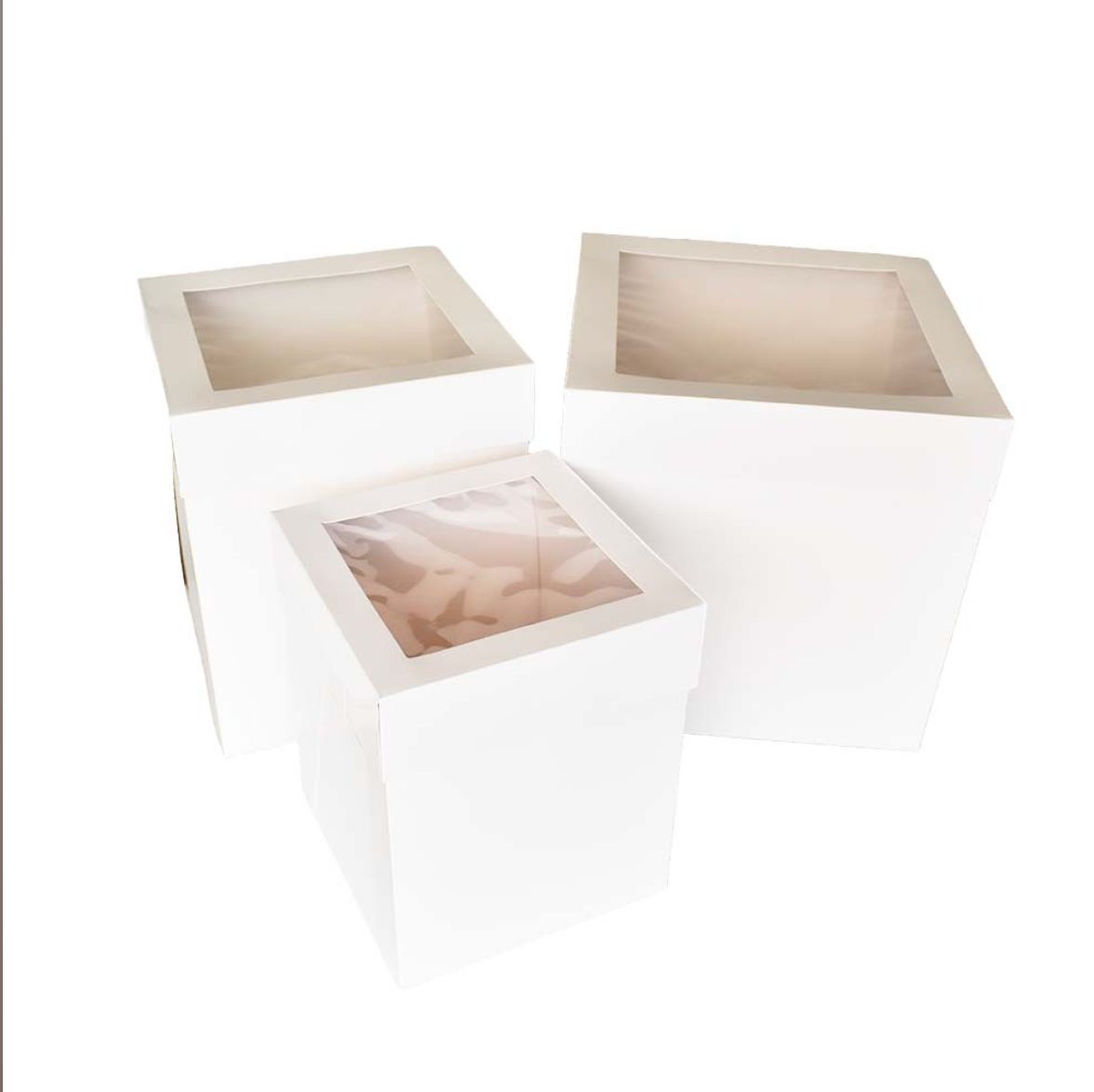 EXTRA TALL WINDOW BOX  -Ψηλό Κουτί με παράθυρο 35εκ με Ύψος 40εκ ΜΟΝΟ ΓΙΑ ΠΑΡΑΛΑΒΗ ΑΠΟ CAKES BY SAMANTHA