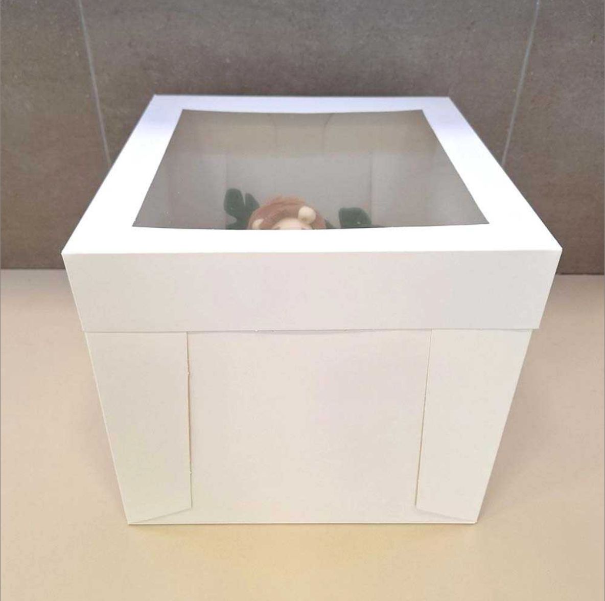 EXTRA TALL WINDOW BOX  -Ψηλό Κουτί με παράθυρο 35εκ με Ύψος 40εκ ΜΟΝΟ ΓΙΑ ΠΑΡΑΛΑΒΗ ΑΠΟ CAKES BY SAMANTHA