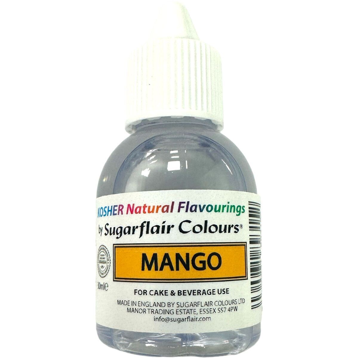SALES!!!Sugarflair 100% Natural Flavour 30ml -MANGO - Φυσικό Άρωμα Μάνγκο 30ml-ΑΝΑΛΩΣΗ ΚΑΤΑ ΠΡΟΤΙΜΗΣΗ 12/2026