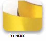 Ribbons - 3.5mm Satin Ribbon Yellow Double Faced 100m - Κορδέλα Σατέν Διπλής Όψης Κίτρινη