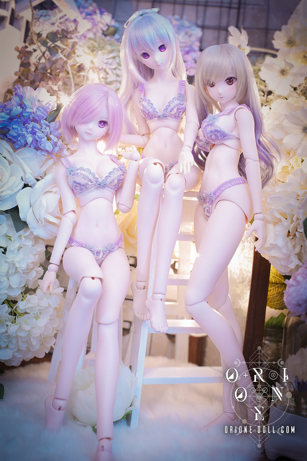 [DD S/M/L, DDdy] Lingerie Set "Rosie"