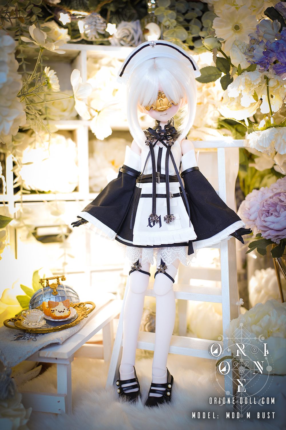[Project Underworld]MDD M/L Bust size Maid uniform + Apron: TYPE A/B set