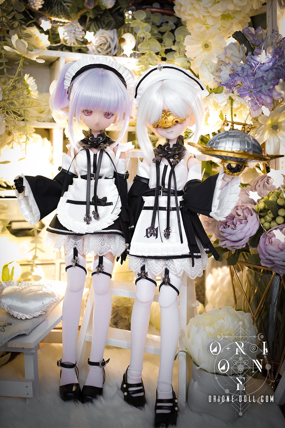 [Project Underworld]MDD M/L Bust size Maid uniform + Apron: TYPE A/B set