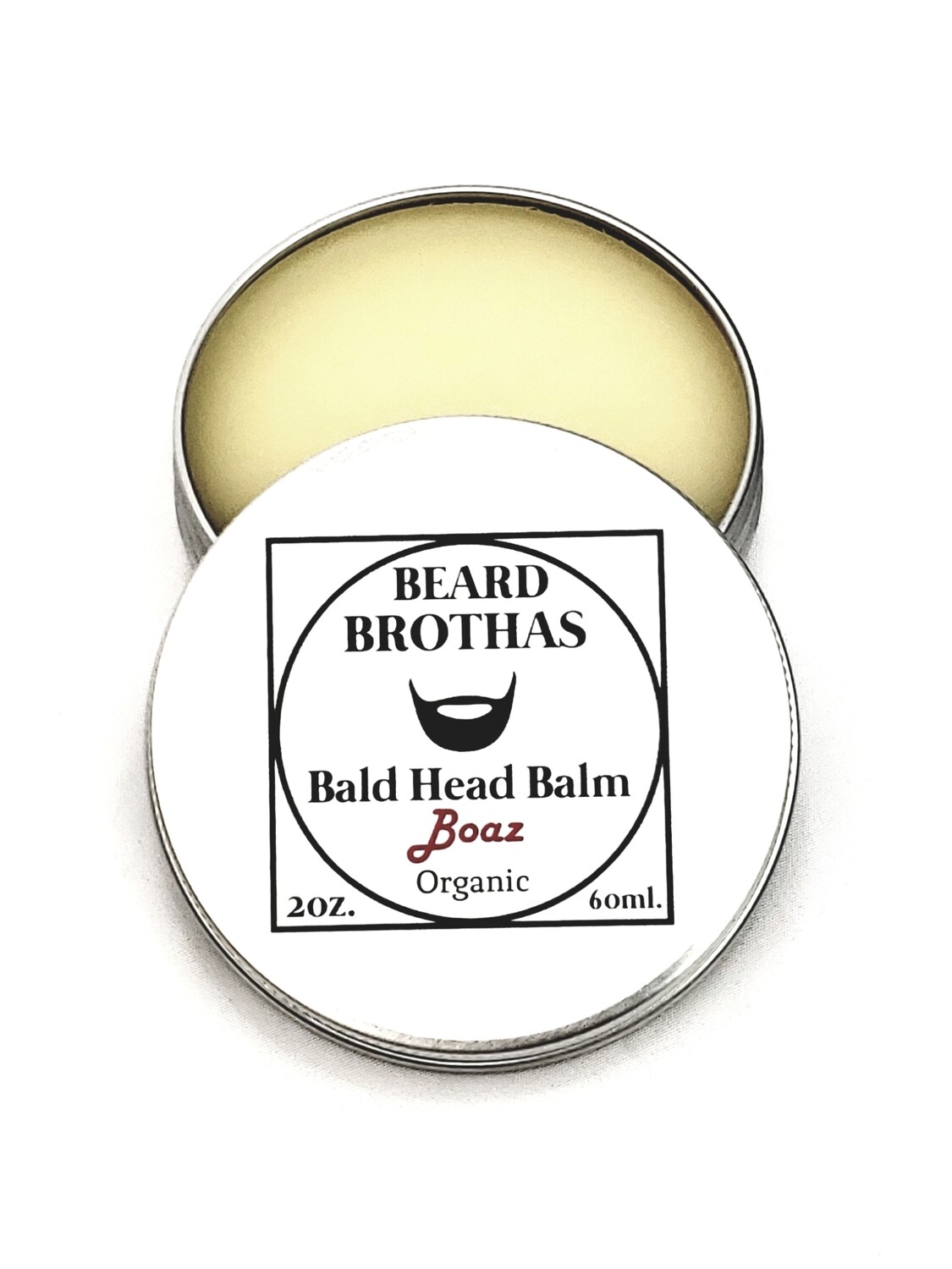 Beard Brothas Premium Bald Head Balm Moisturizer. Boaz Scent.