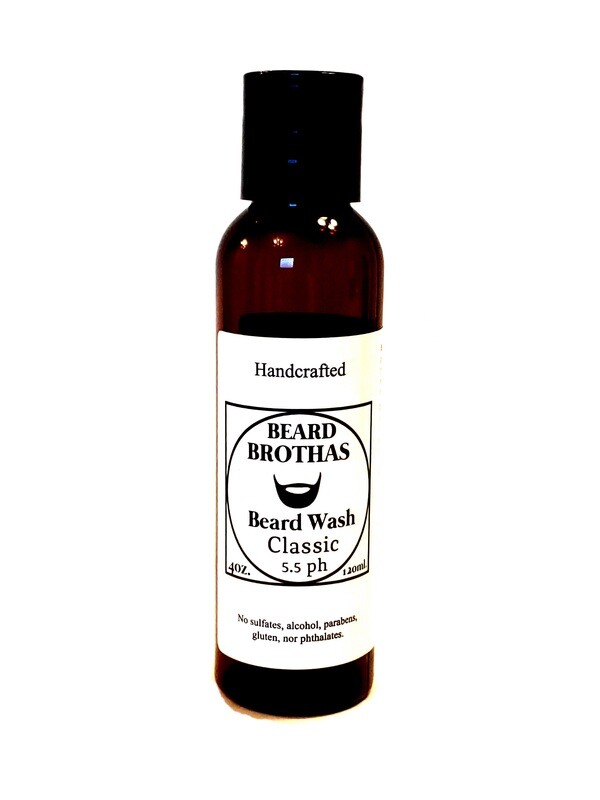 Beard Brothas Beard Wash. Sulfate Free. Classic Scent.