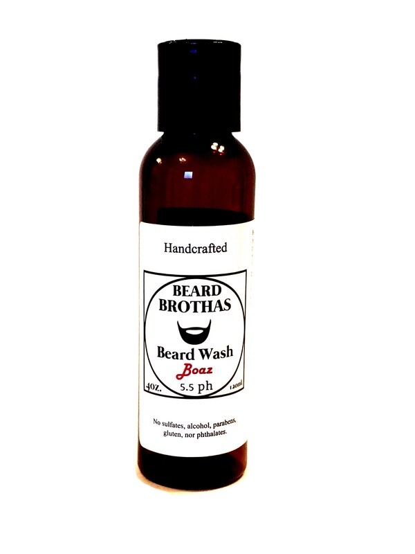 Beard Brothas Beard Wash. Sulfate Free. Boaz Scent.
