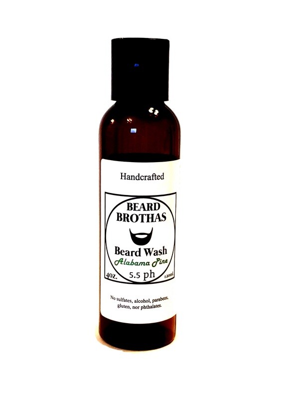 Beard Wash. Sulfate Free. Alabama Pine Scent.