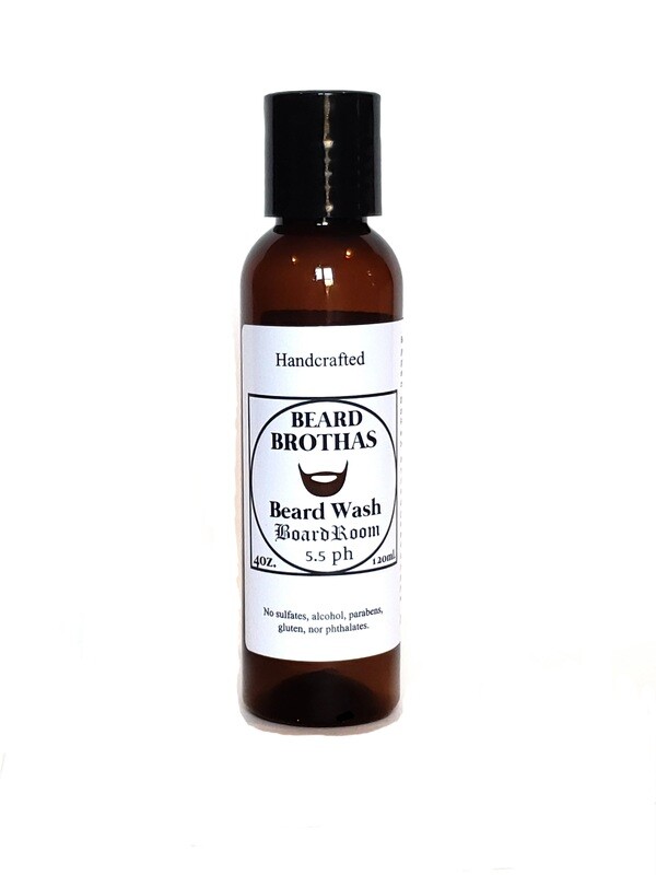 Beard Brothas Beard Wash. Sulfate Free. Board Room Scent.