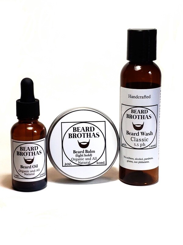 Beard Brothas Premium Organic Beard Set