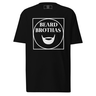 Beard Brothas Logo Premium Heavyweight T-Shirt