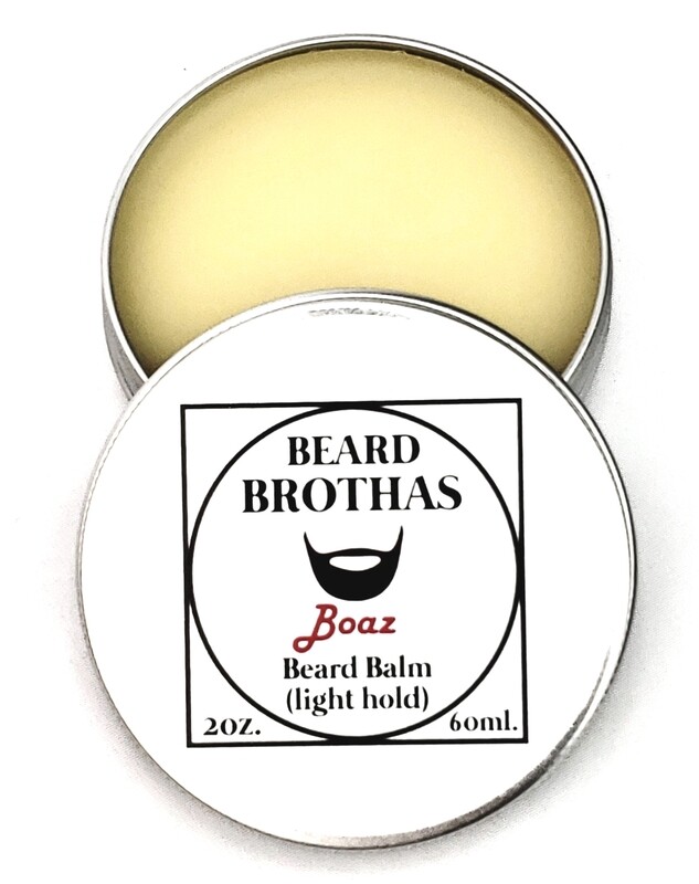 Beard Brothas Premium Beard Balm Moisturizer. Boaz Scent.