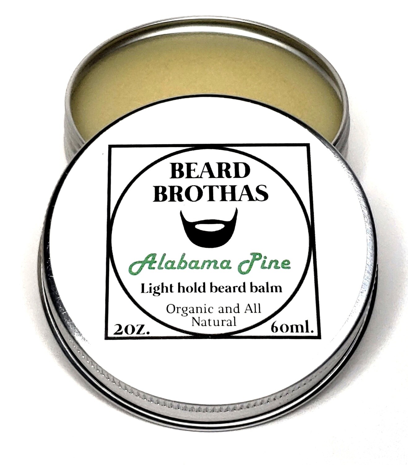 Beard Balm Moisturizer. Alabama Pine Scent.