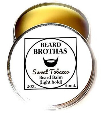 Beard Balm Moisturizer. Sweet Tobacco Scent.
