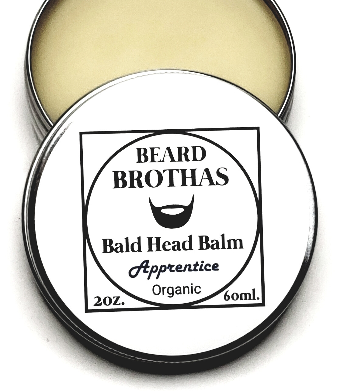 Premium Organic Bald Head Balm Moisturizer. Apprentice Scent.