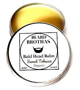 Sweet Tobacco Moisturizer for Bald Heads - Nourish Your Skin with the Power of Nature