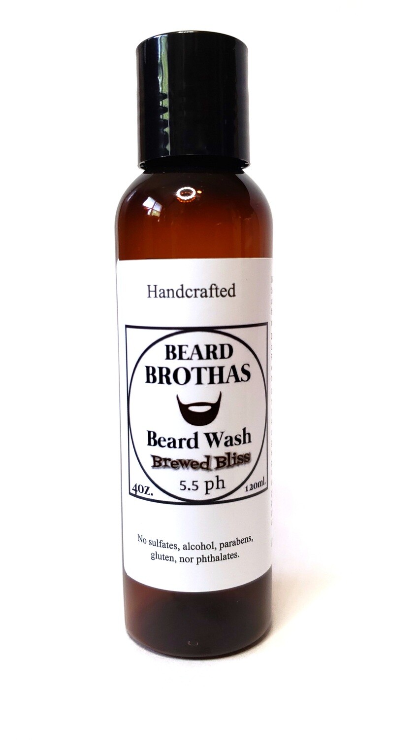 Beard Brothas Beard Wash. Sulfate Free. Brewed Bliss.