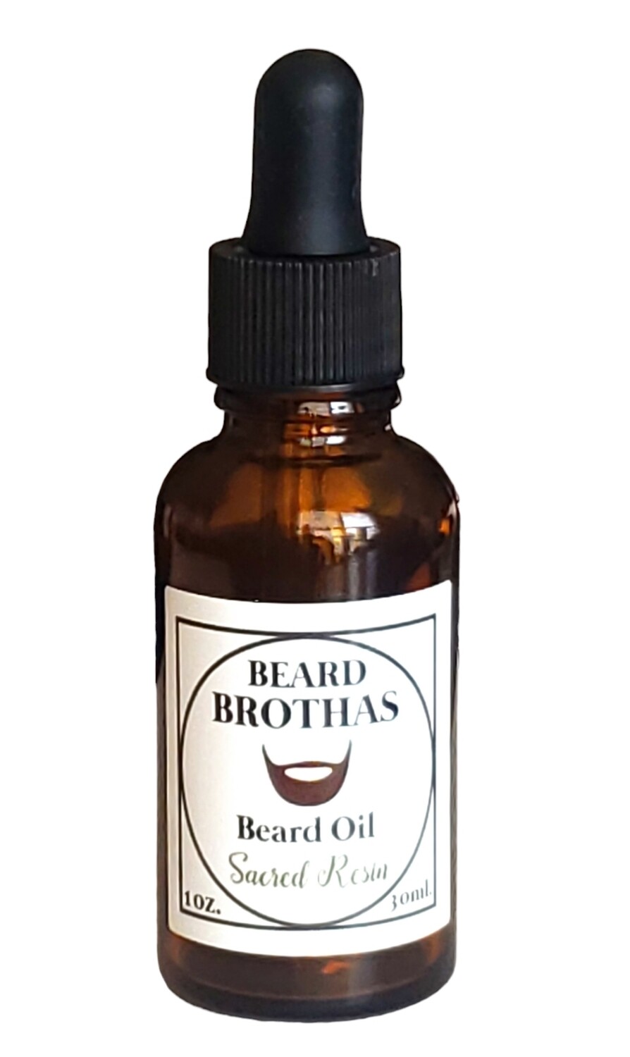 Beard Brothas Organic Beard Oil Moisturizer. Sacred Resin.