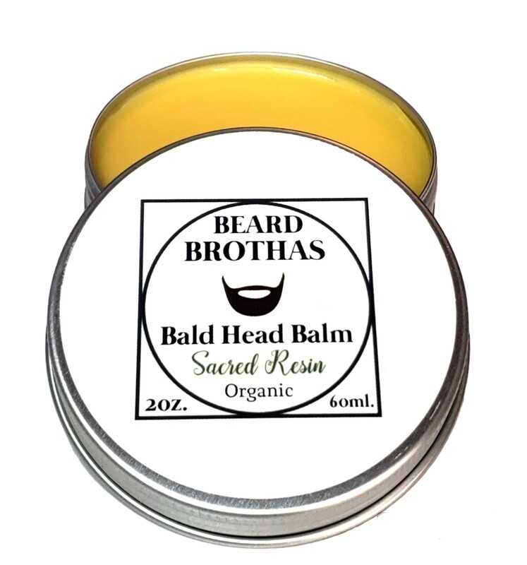 Bald Head Cream. Ultimate Shine &amp; Nourishment Balm. Sacred Resin.