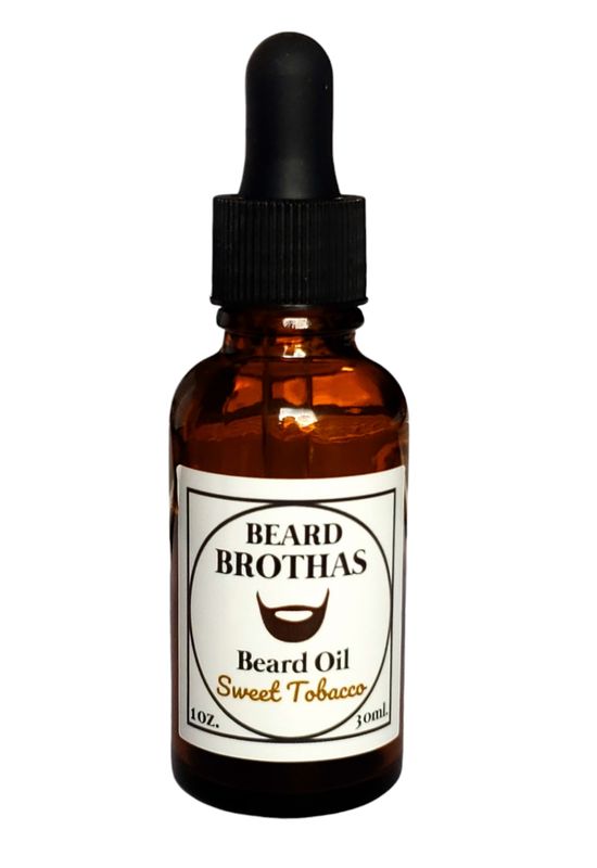 Beard Brothas Organic Beard Oil Moisturizer. Sweet Tobacco Scent.