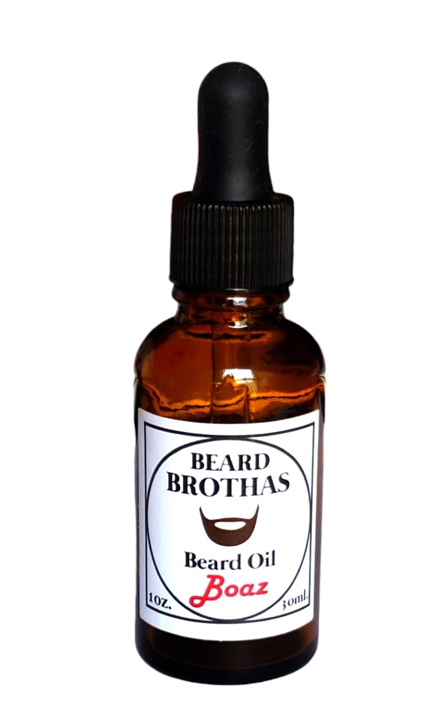 Beard Brothas Organic Beard Oil Moisturizer. Boaz Scent.