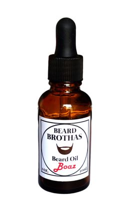 Beard Brothas Organic Beard Oil Moisturizer. Boaz Scent.