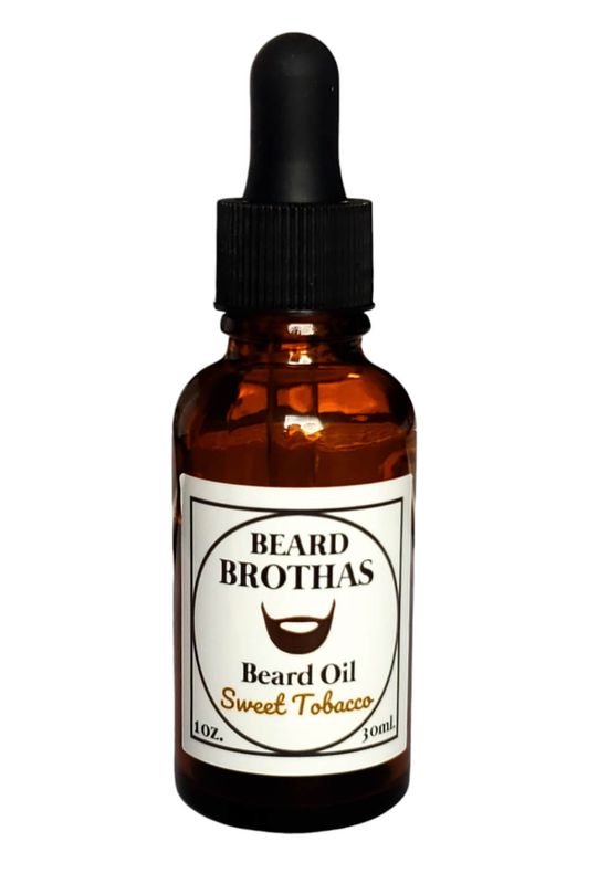 Beard Brothas Organic Beard Oil Moisturizer. Sweet Tobacco Scent.