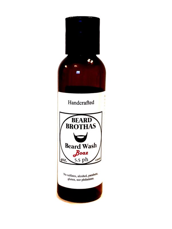 Beard Brothas Beard Wash. Sulfate Free. Boaz Scent.