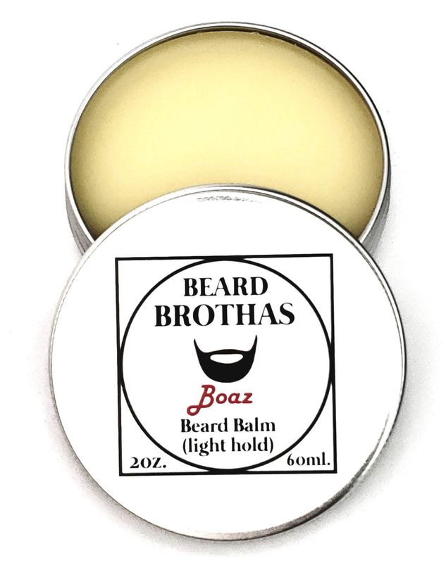Beard Brothas Premium Beard Balm Moisturizer. Boaz Scent.