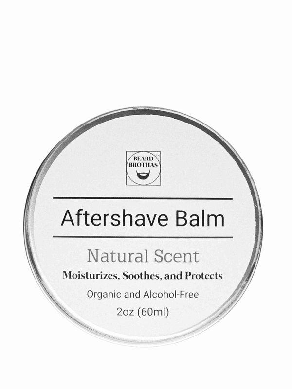 Aftershave Moisturizer Balm. Natural Eucalyptus Scent.