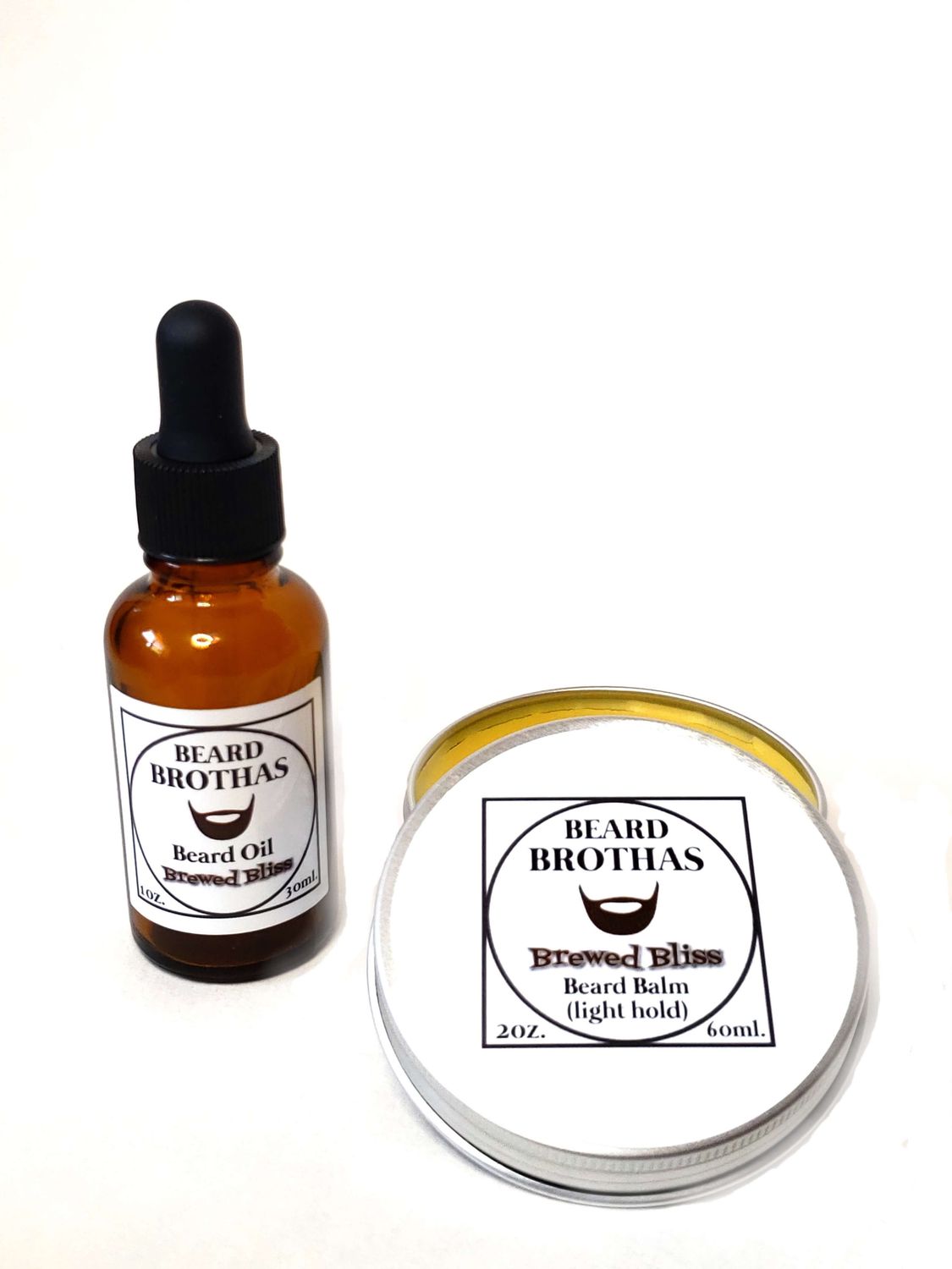 Beard Oil and Balm Set. Brewed Bliss.
