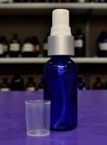 1oz Cobalt Glass Spray Top