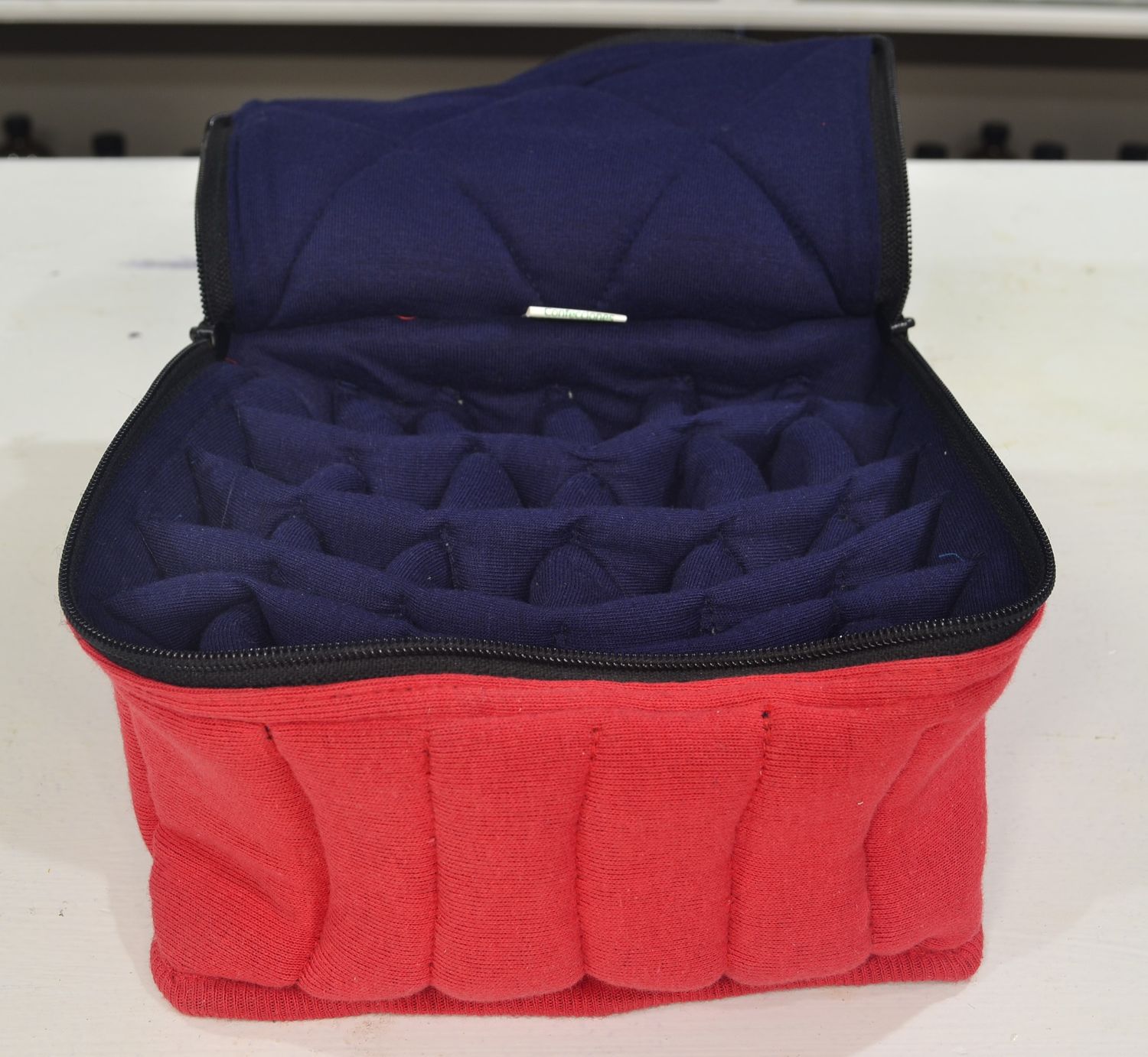 Padded Essential Oil Pouch - Red