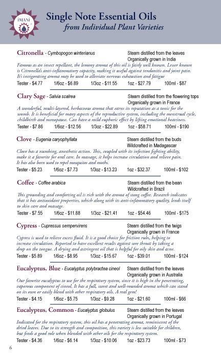 2025 Imani Product Catalog