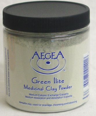 Green Illite Medicinal Clay Powder 5.5oz