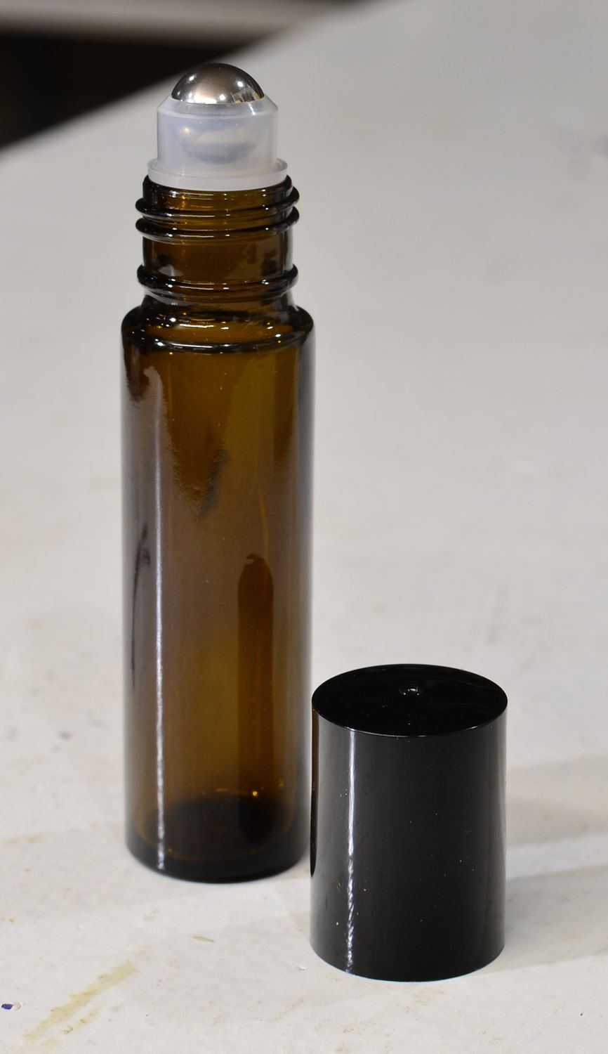 3-pack Amber Glass Rollerball