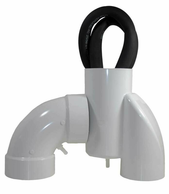 Radon Fan Condensation Bypass w/Transition Fitting