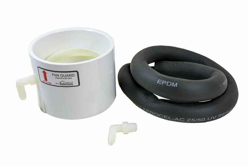 Radon System Condensation Bypass Collar