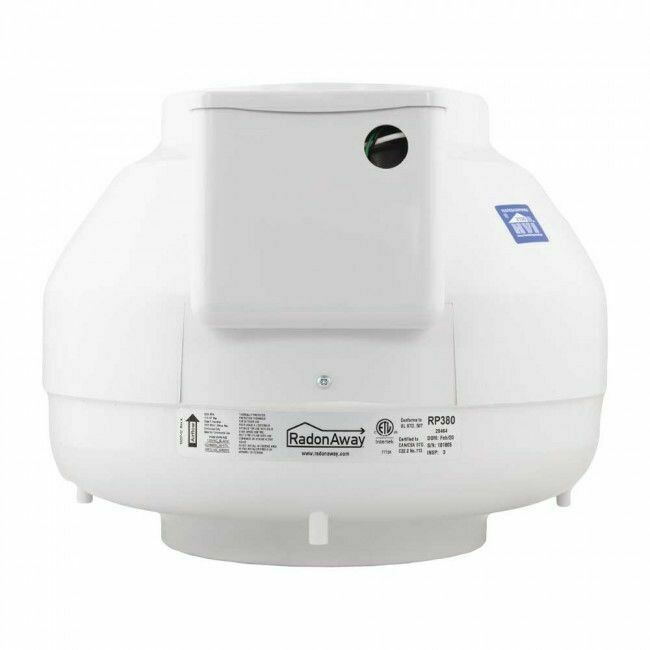 RadonAway RP380 Radon Mitigation Fan