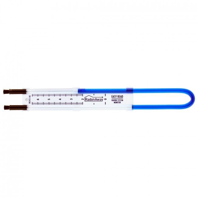 RadonAway® Easy Read Manometer 6.5&quot; (for GX5A &amp; GX4 fans)