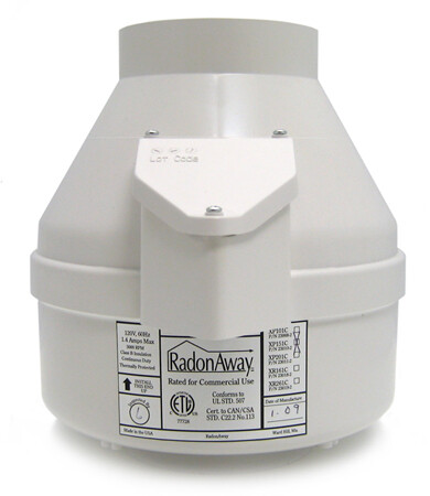 RadonAway XP151 Radon Mitigation Fan -  OPEN BOX DEC/2025