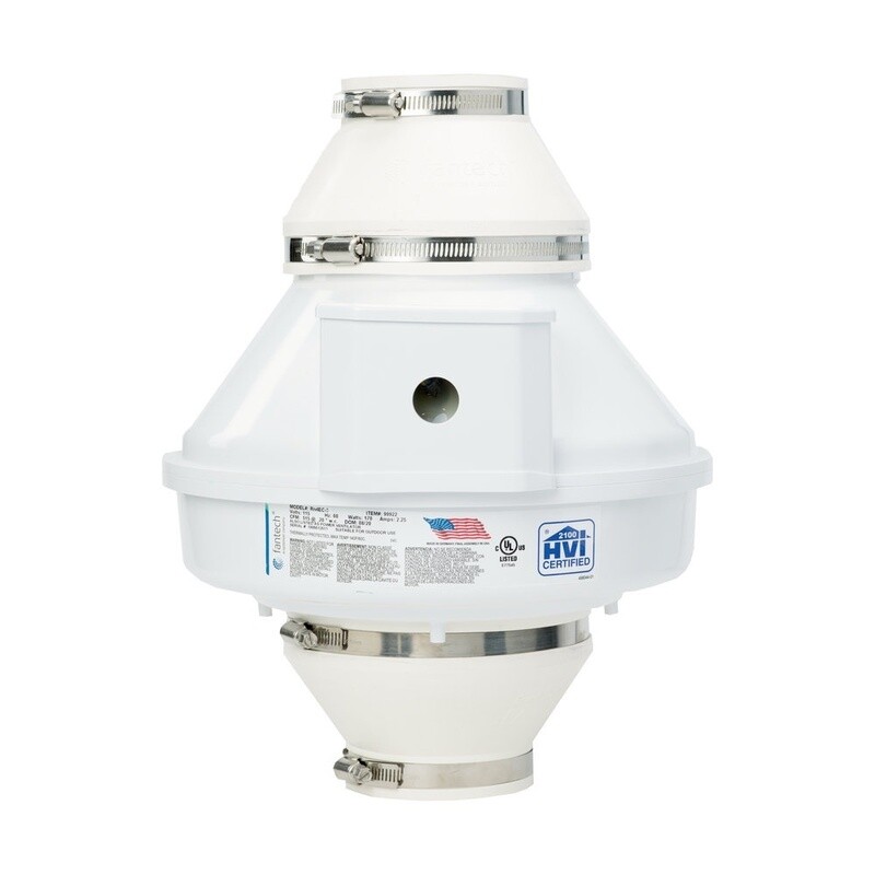 Fantech Rn 4EC-3 Inline Radon Fan (for 3" pipe)
