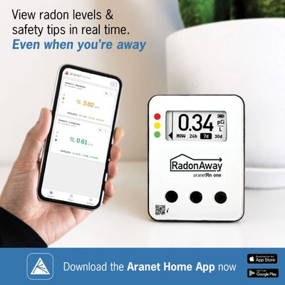 RadonAway Aranet Rn One Home Radon Monitor
